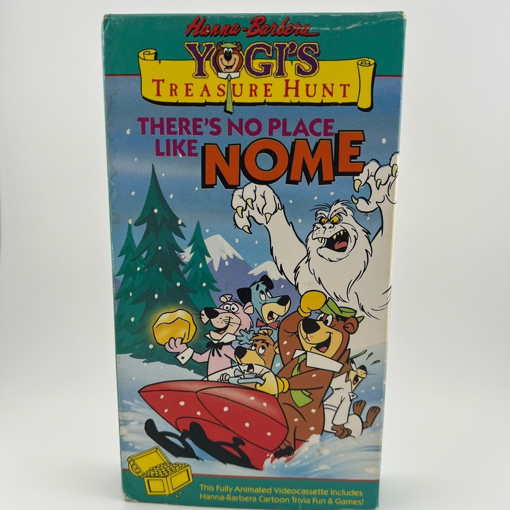 Vintage Yogi's Treasure Hunt VHS 1985 Hanna-Barbera No Place Like Nome
